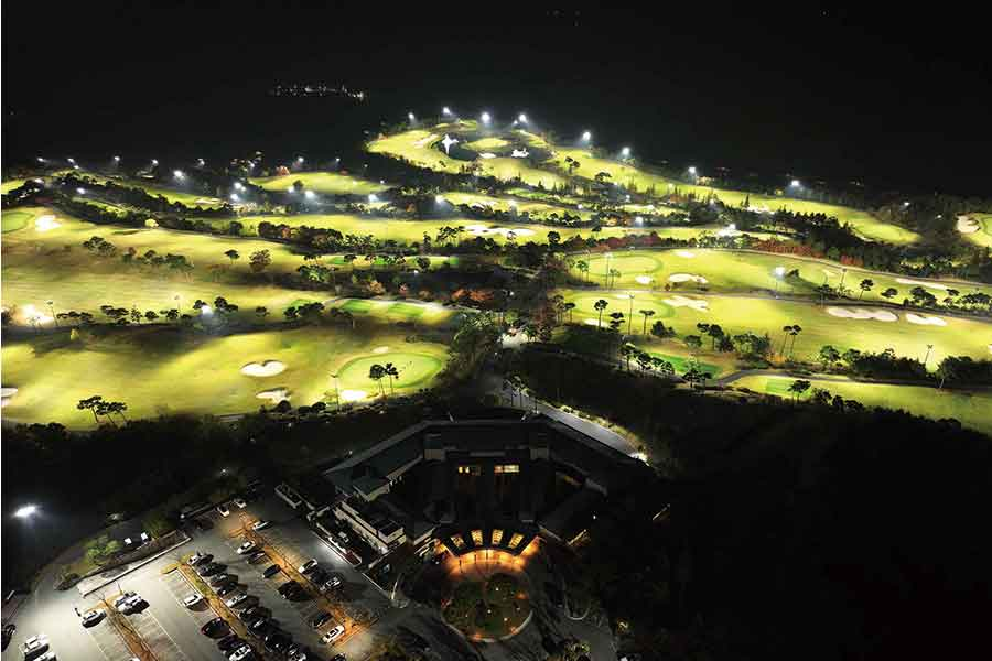 Gyeongju Blue One CC Golf Course Lighting Construction Case Sports Lighting Jinw...