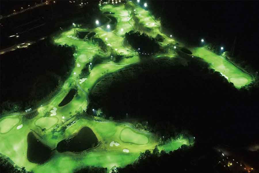 Hanyang CC Golf Course Lighting Construction Case Sports Lighting Jinwoo Eltech